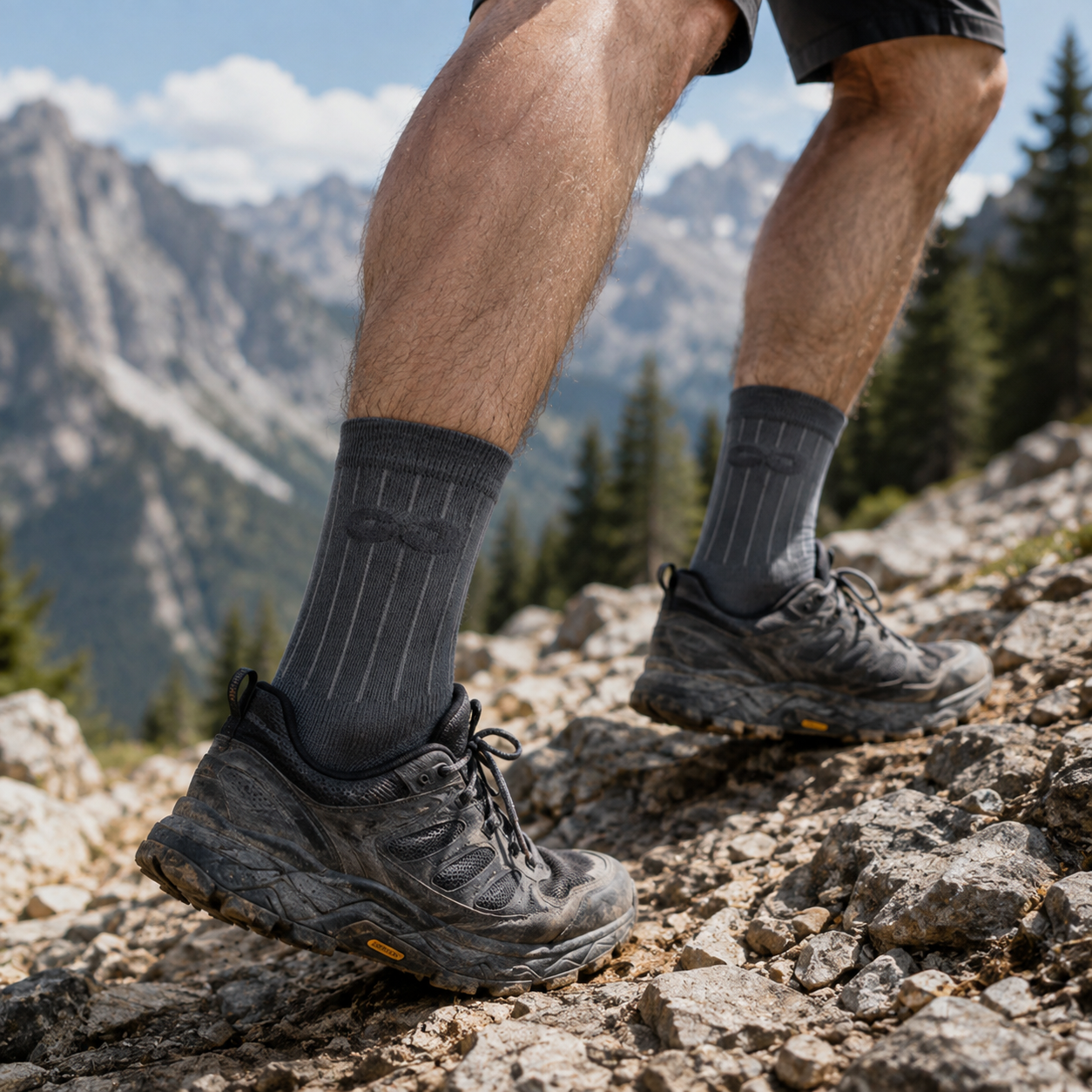 Chaussettes randonnée anti transpiration