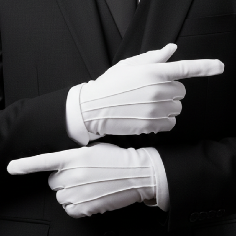 Gant blanc ceremonie militaire