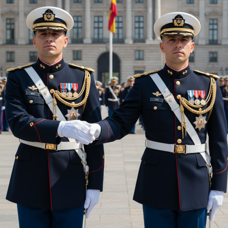 Gant blanc ceremonie militaire