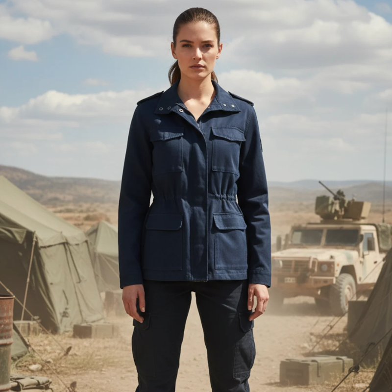 Veste style militaire femme
