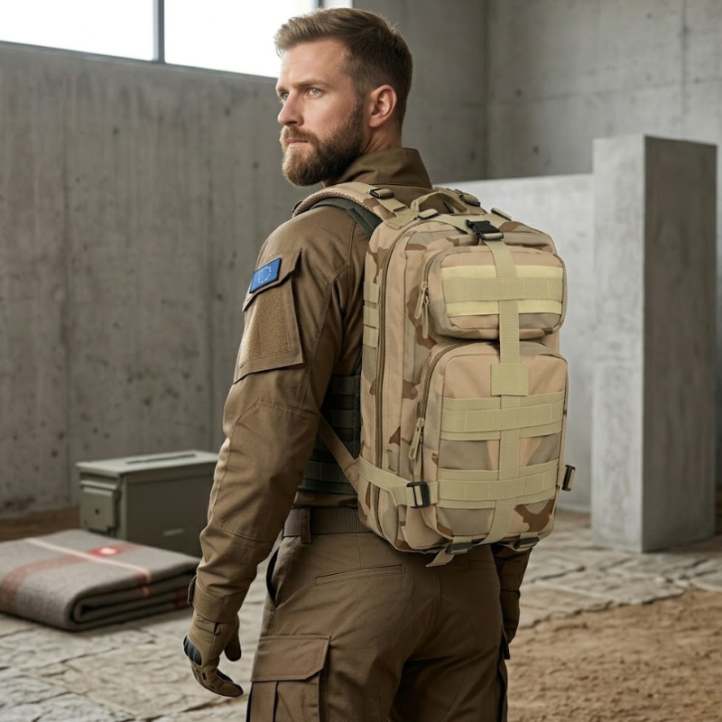 SAC A DOS MILITAIRE - IMPERMÉABLE