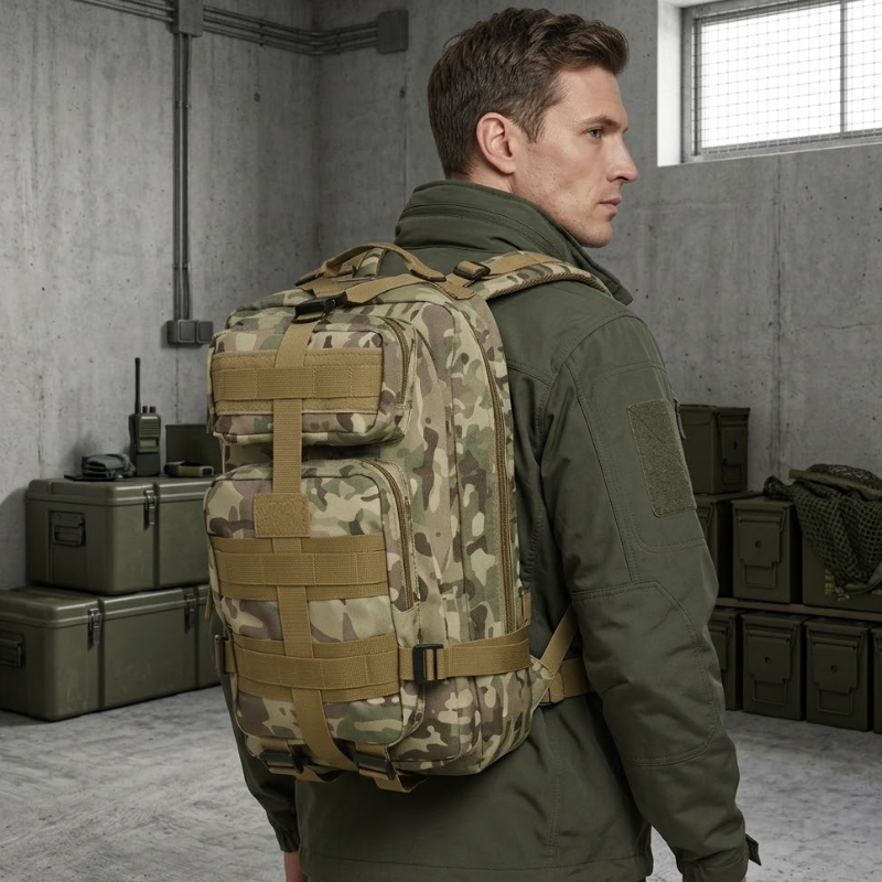 SAC A DOS MILITAIRE - IMPERMÉABLE