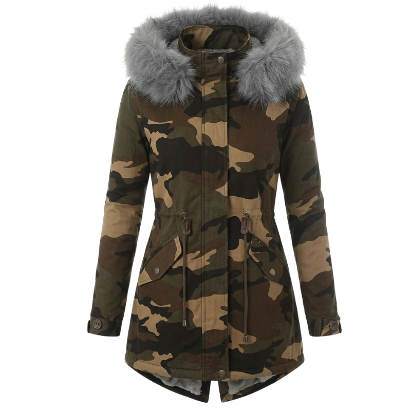 Parka femme militaire