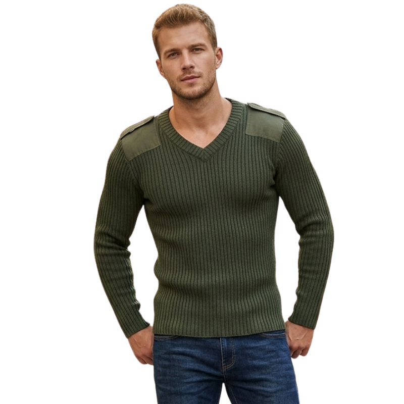 Pull motif militaire