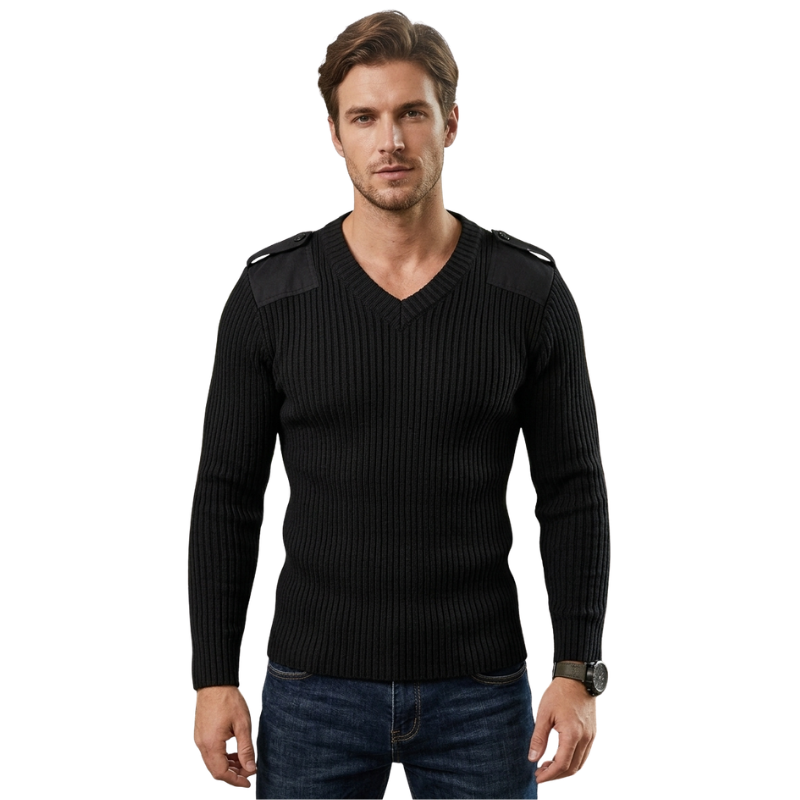 Pull motif militaire