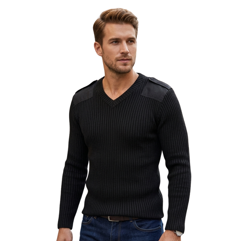 Pull motif militaire