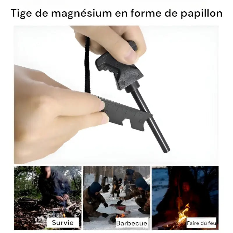 Allume-feu magnésium survie