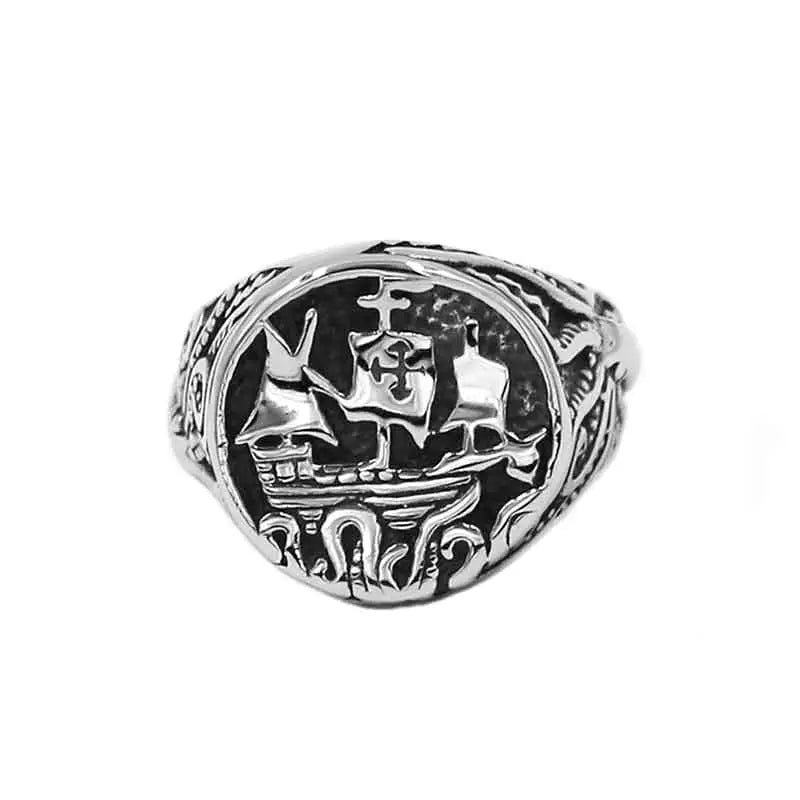 BAGUE MILITAIRE - CORSAIRE (ARGENT)