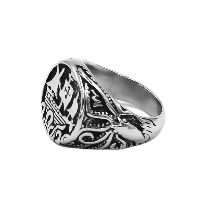 BAGUE MILITAIRE - CORSAIRE (ARGENT)