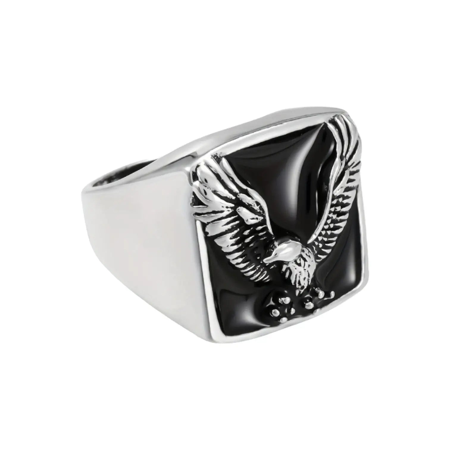 BAGUE MILITAIRE MARINE FRANCAISE (ARGENT)