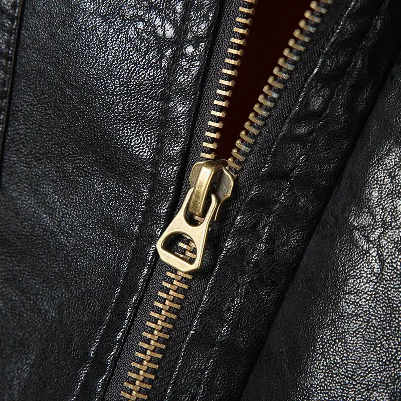 Blouson cuir militaire