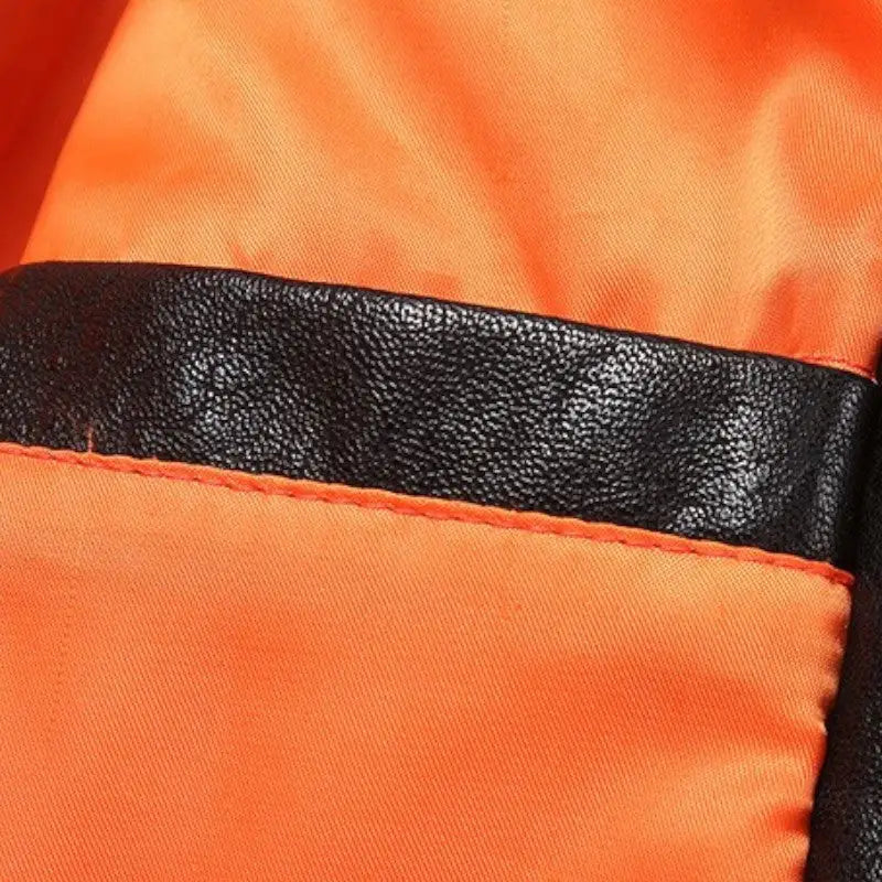 Blouson cuir militaire