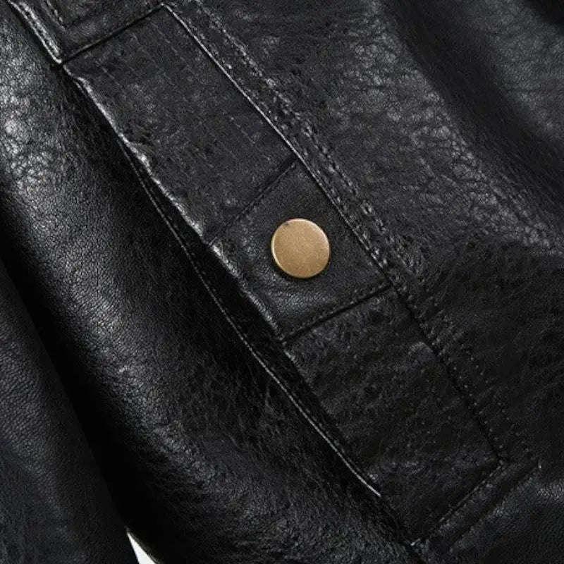 Blouson cuir militaire