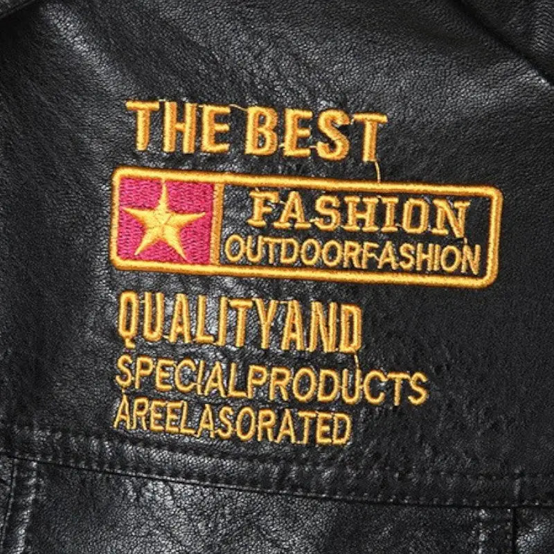 Blouson cuir militaire