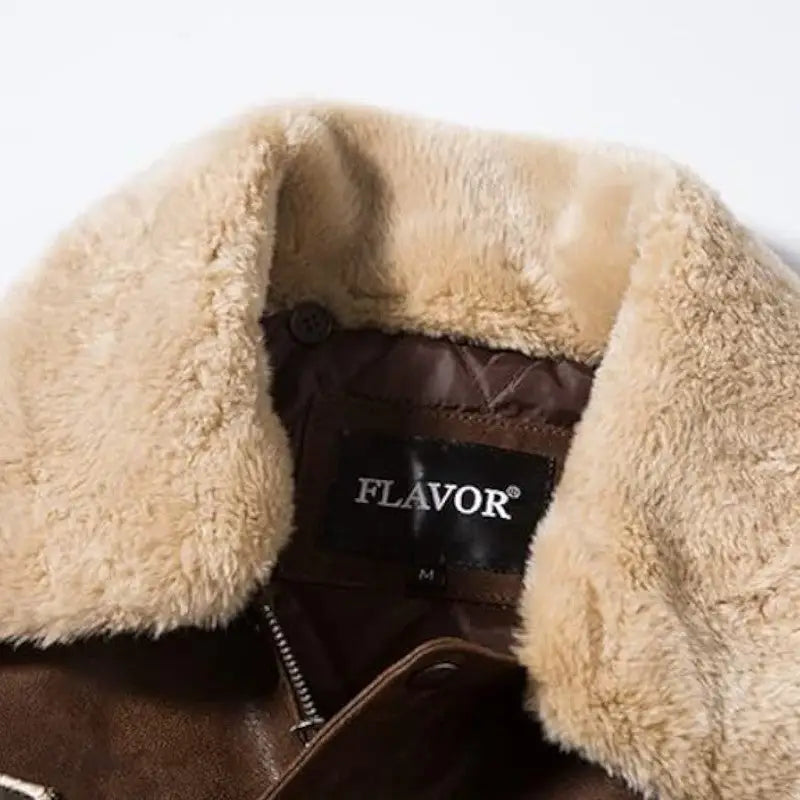 Blouson cuir militaire homme