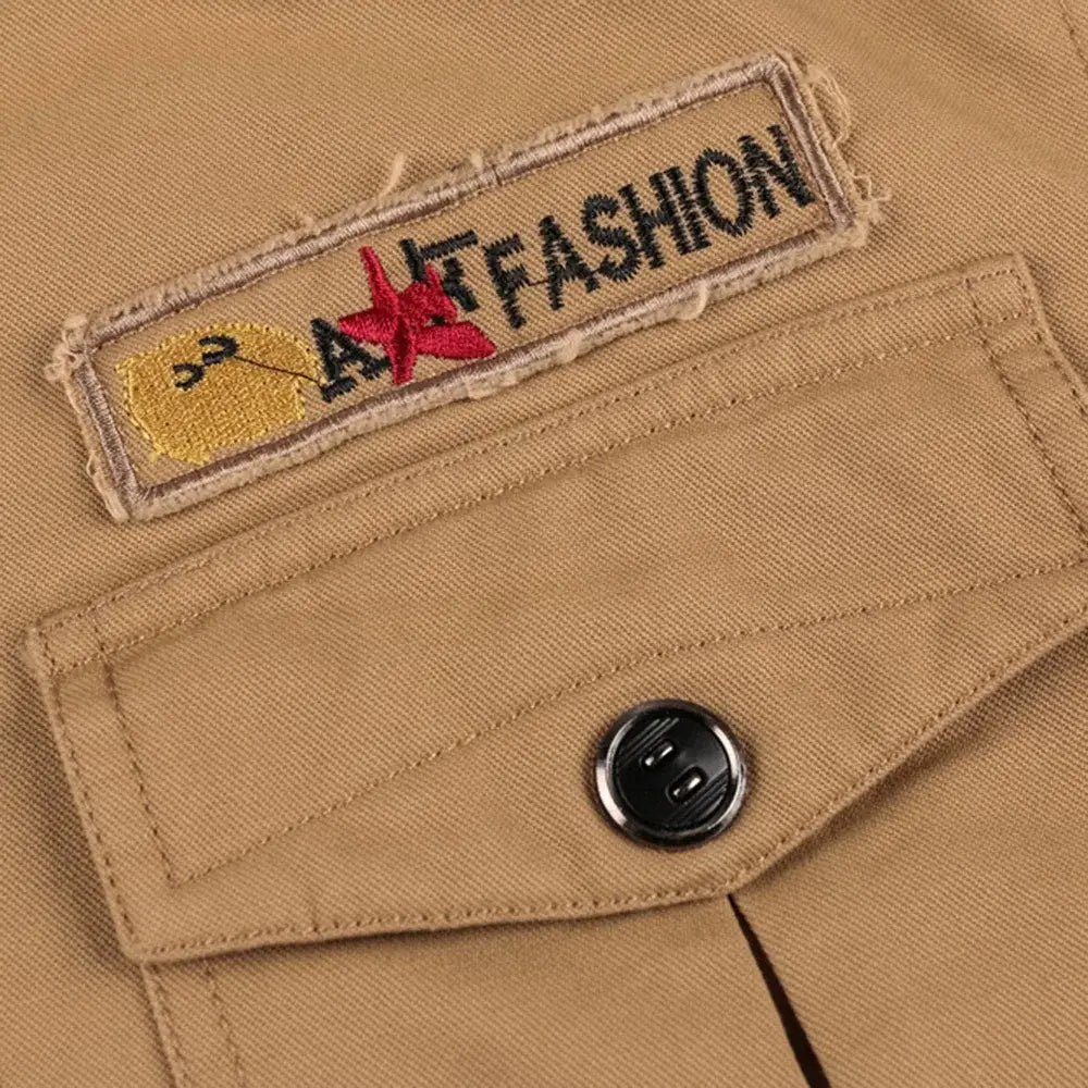 BLOUSON MILITAIRE AVEC FOURRURE INTÉGRÉE