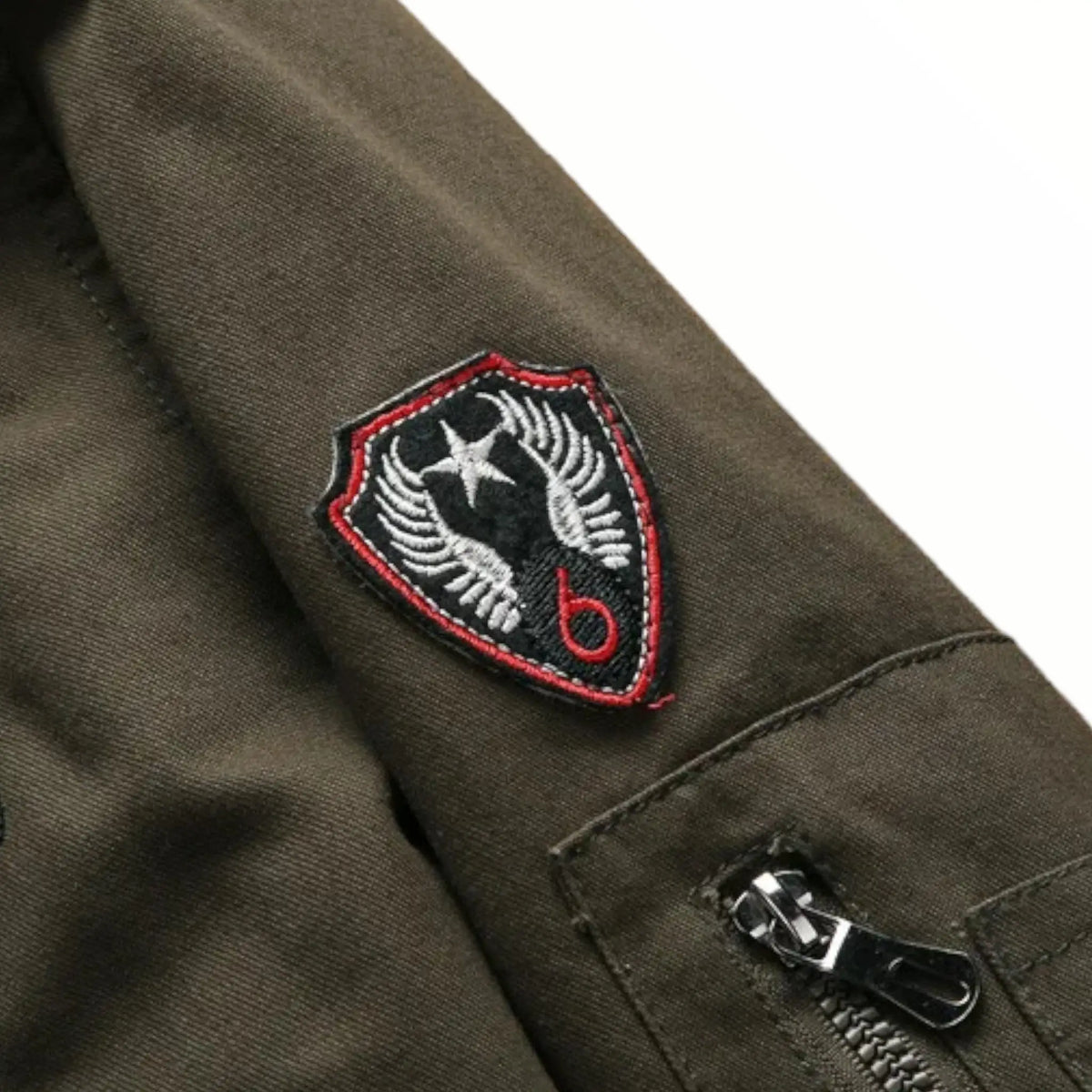 Bomber militaire homme doublé polaire