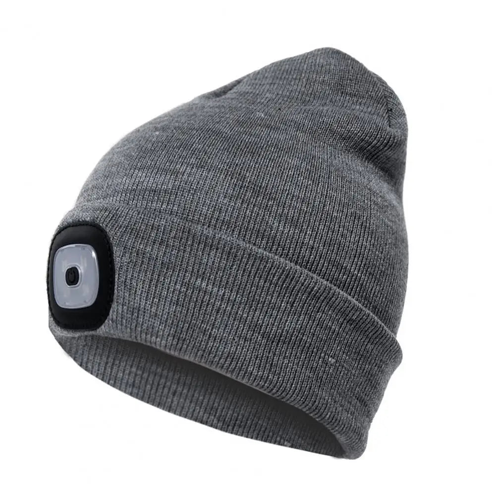 Bonnet avec lampe frontale