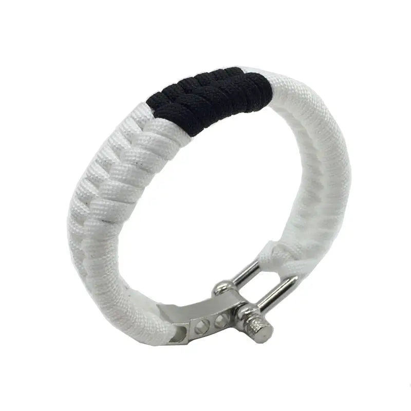 Bracelet survie blanc