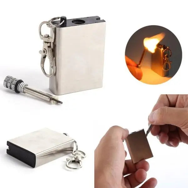 BRIQUET DE SURVIE - ALLUME-FEU IMPERMÉABLE