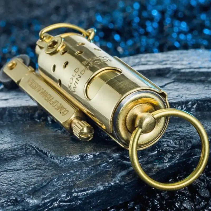 Briquet tempête vieux campeur