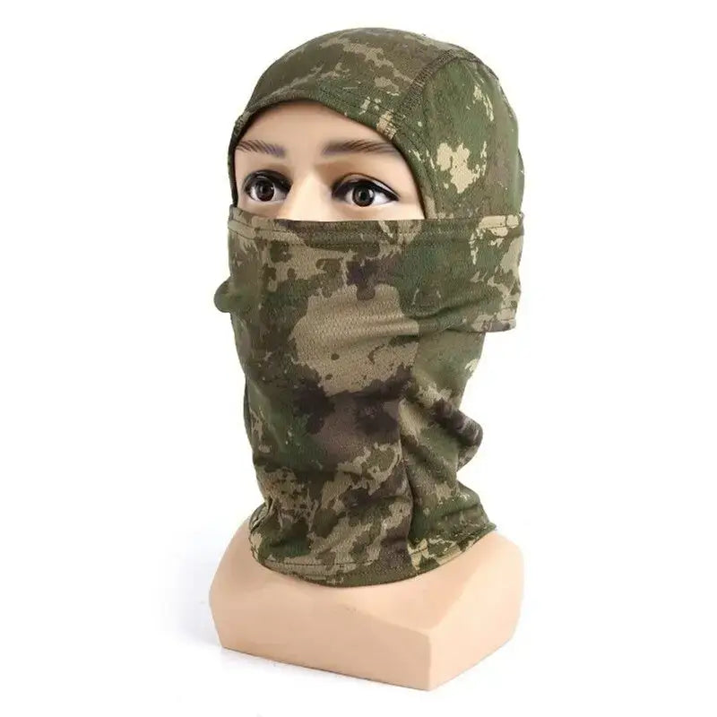 Cagoule camouflage militaire