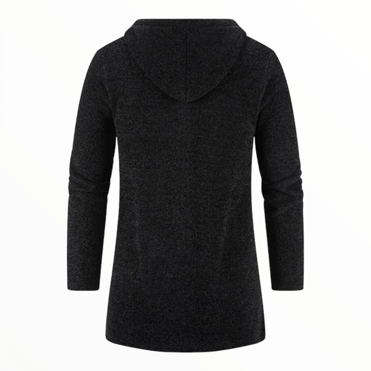 Cardigan long homme à capuche