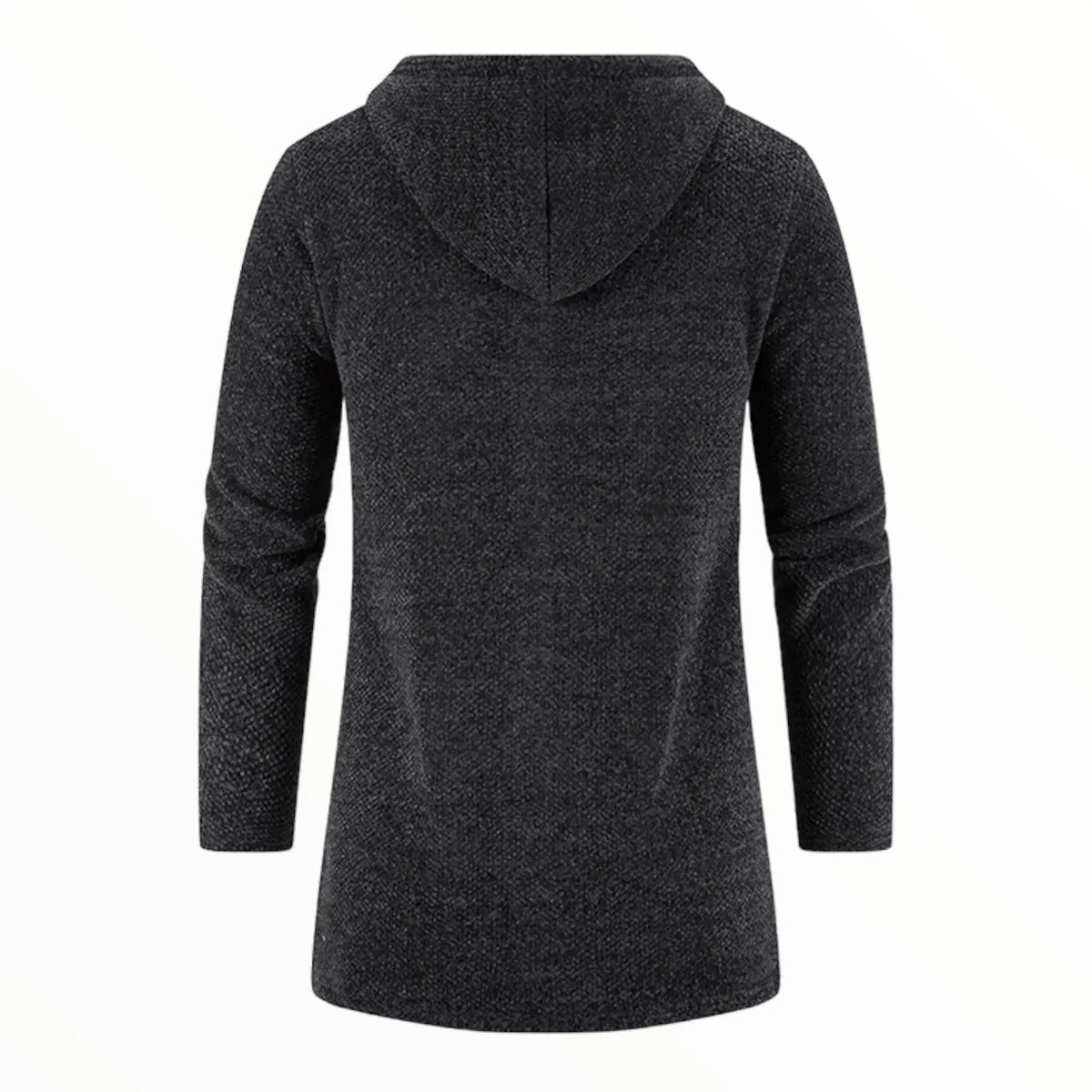 Cardigan long homme à capuche