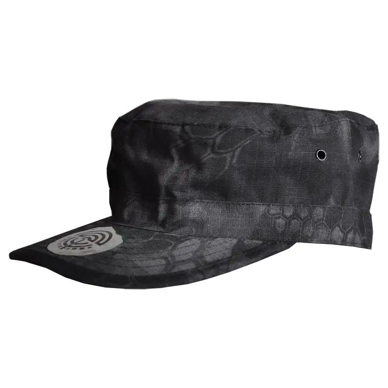 Casquette armée de l’air en coton à dessus plat