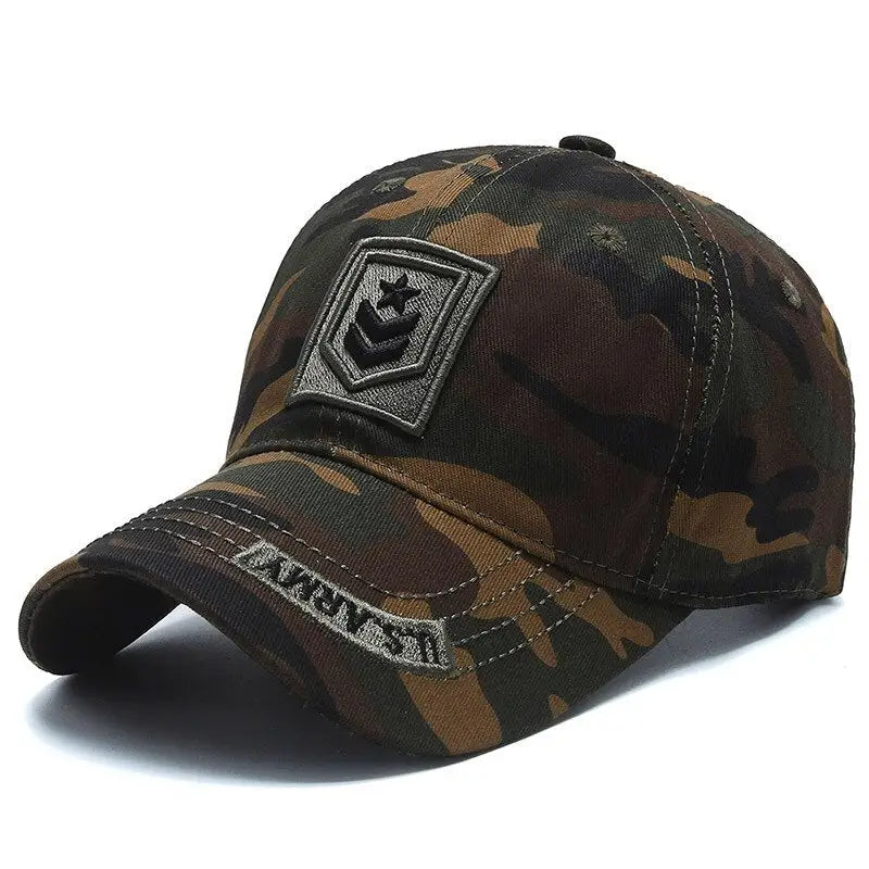 Casquette camouflage militaire