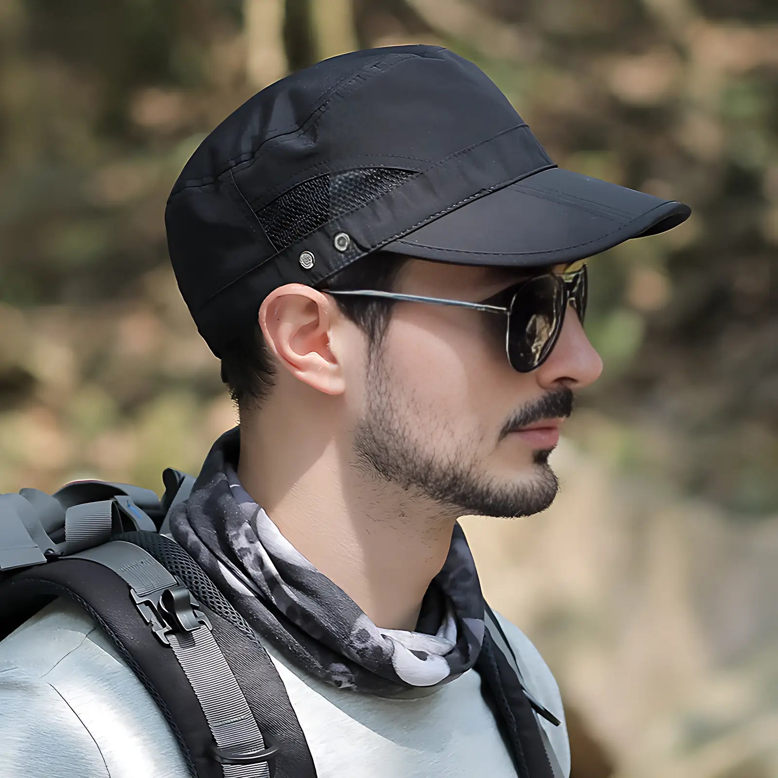 Casquette filet randonnée