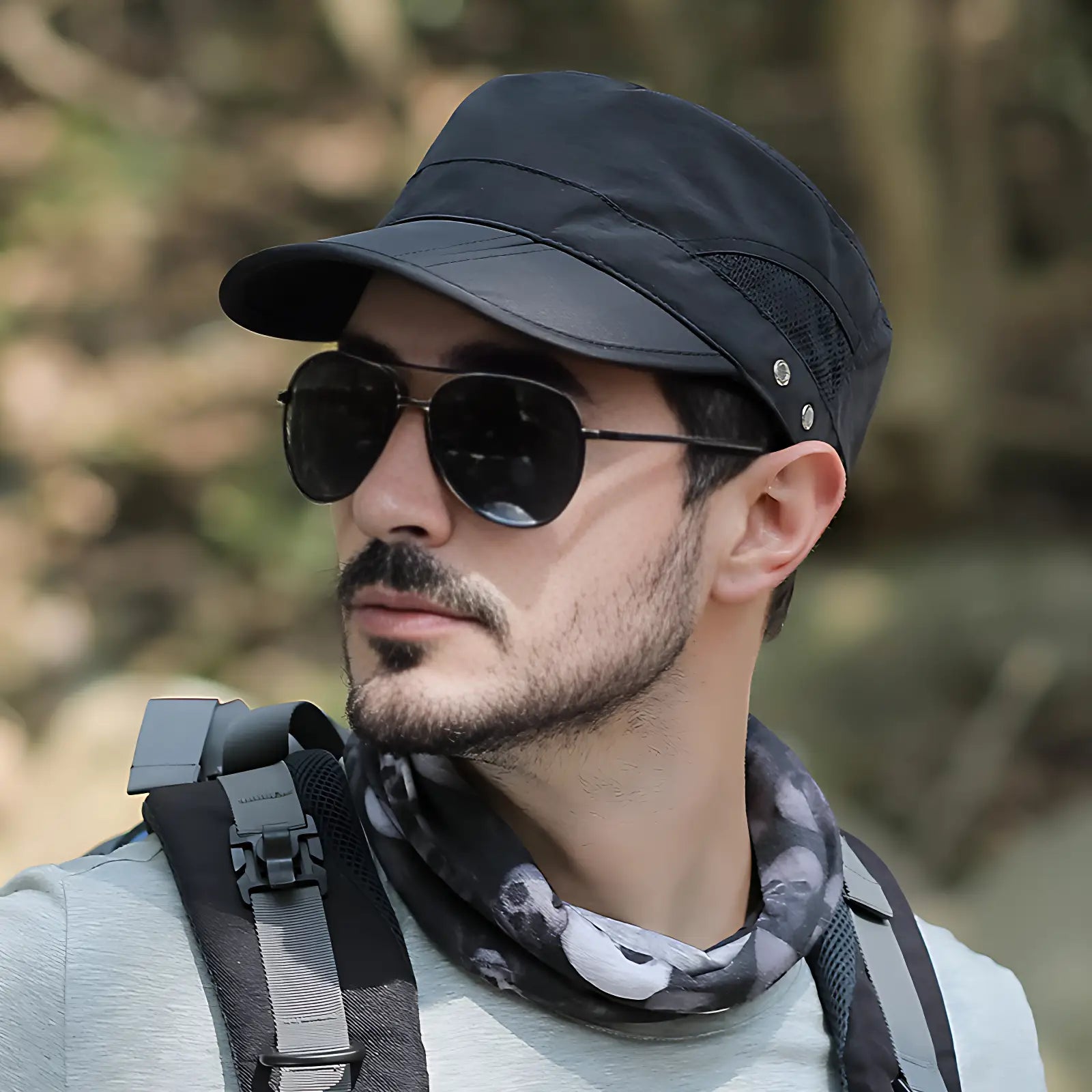 Casquette filet randonnée