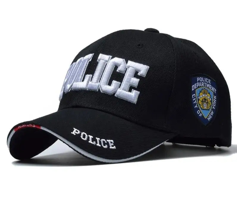 Casquette militaire noire homme