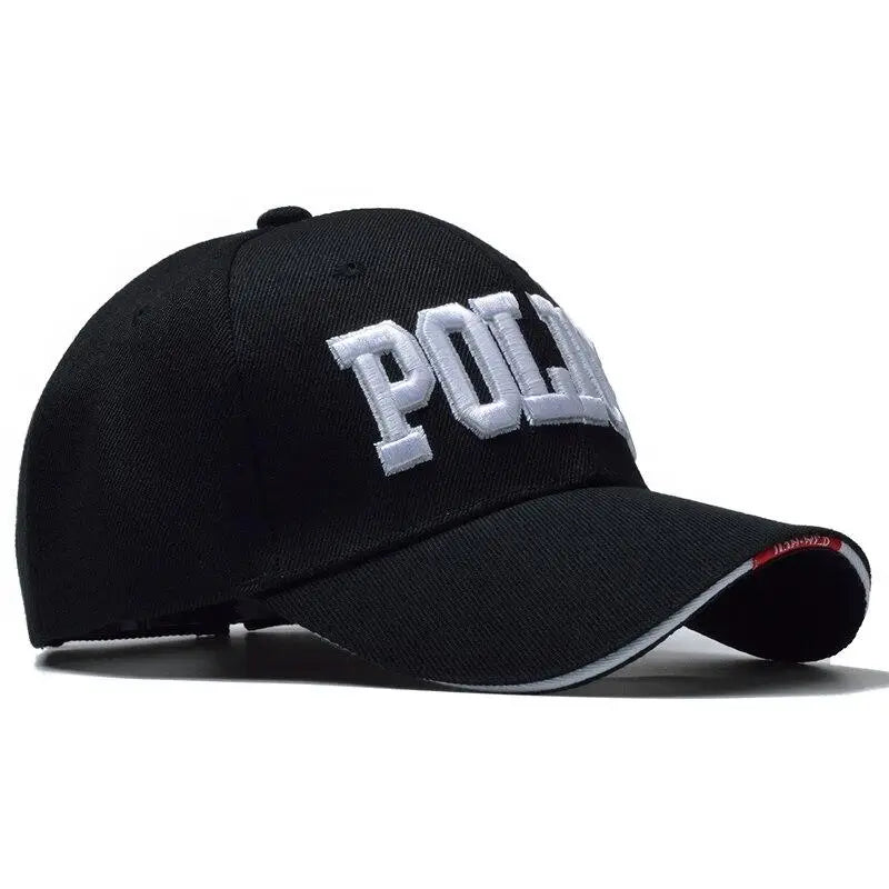 Casquette militaire noire homme