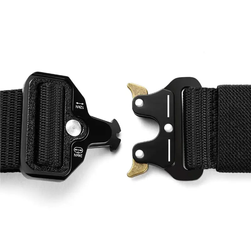 CEINTURE MILITAIRE AVEC BOUCLE EN MÉTAL