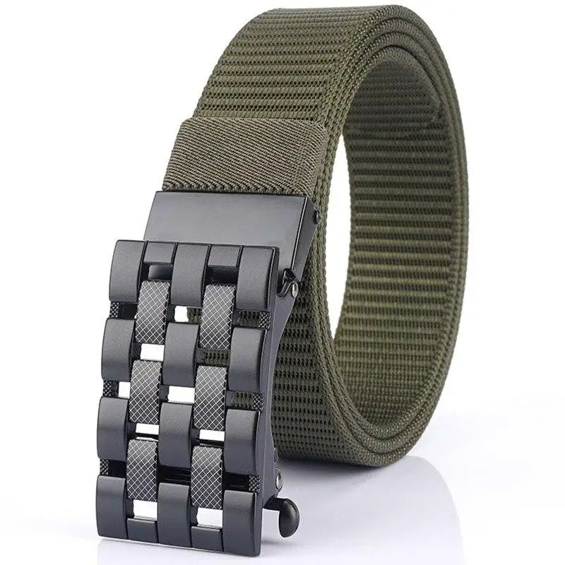 CEINTURE MILITAIRE AVEC CLAPET EN MAILLE ULTRA RÉSISTANTE