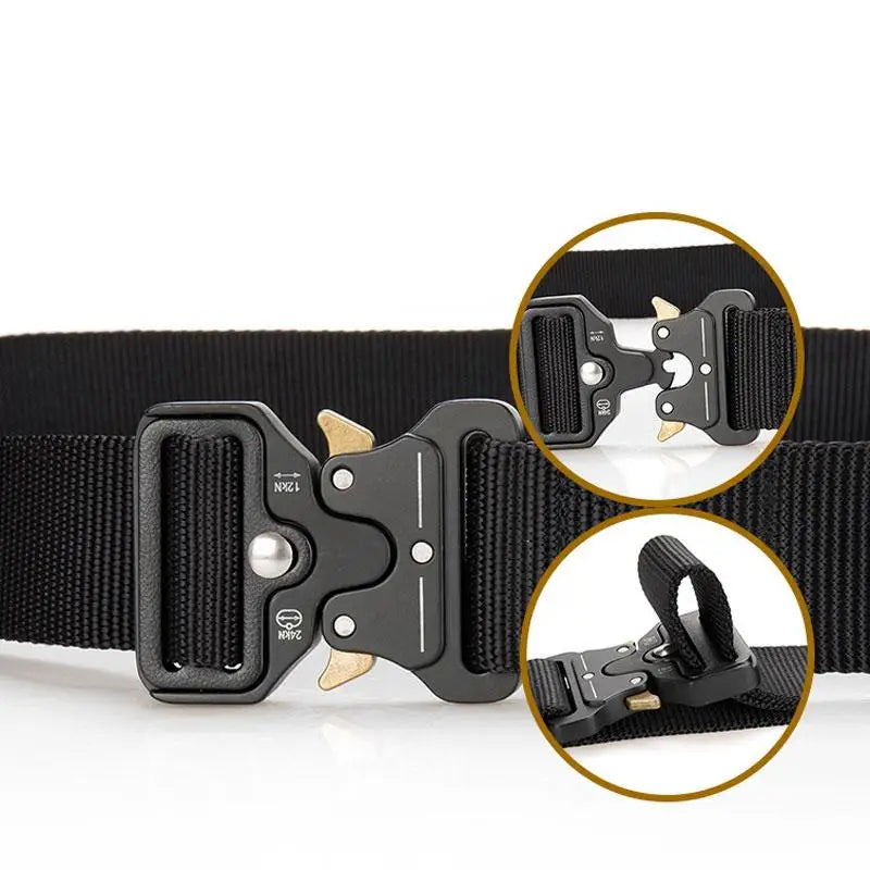 CEINTURE MILITAIRE ROBUSTE EN NYLON