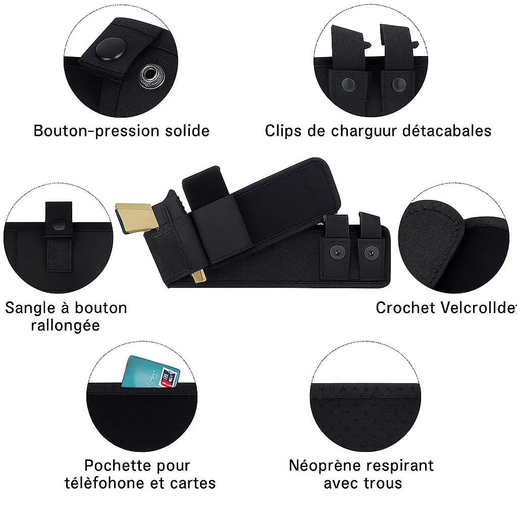 Ceinturon port discret