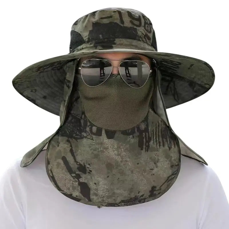 Chapeau anti uv anti insectes randonnée