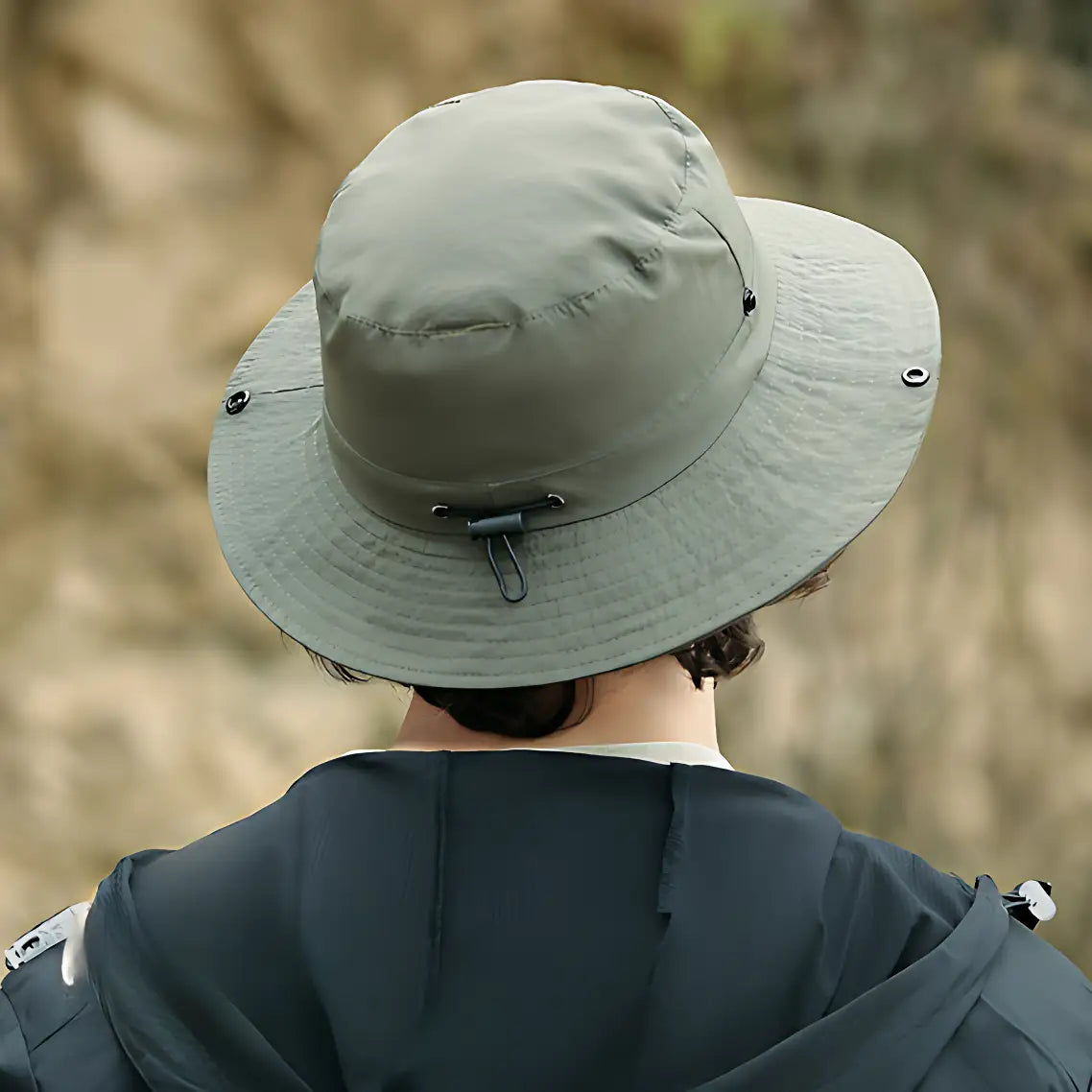 Chapeau anti uv style aventurier