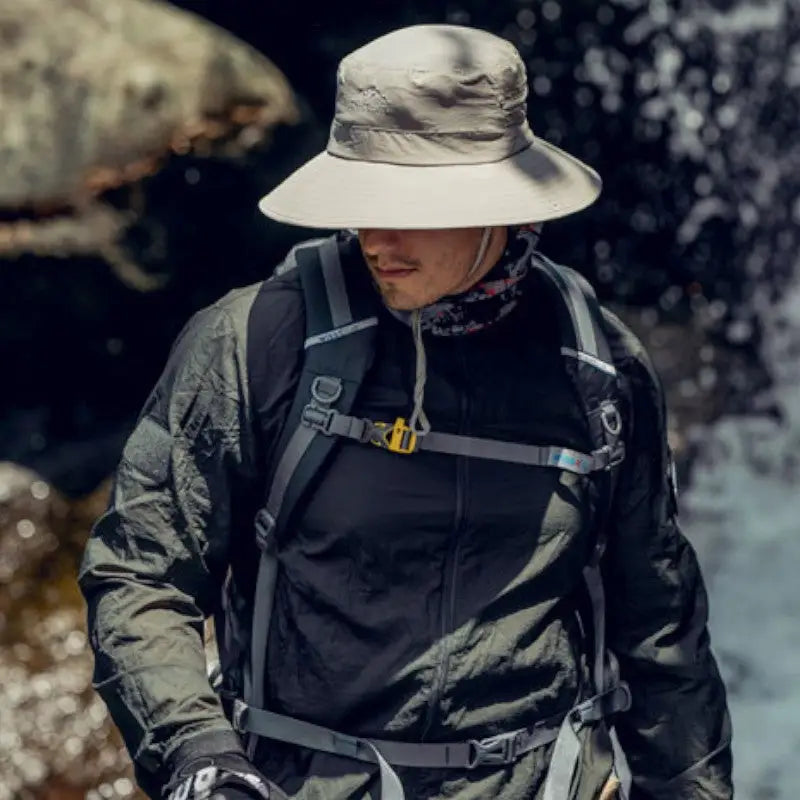 Chapeau anti uv survie nature