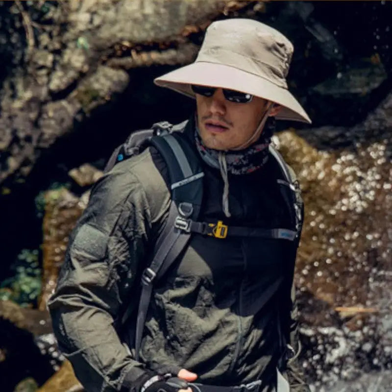 Chapeau anti uv survie nature