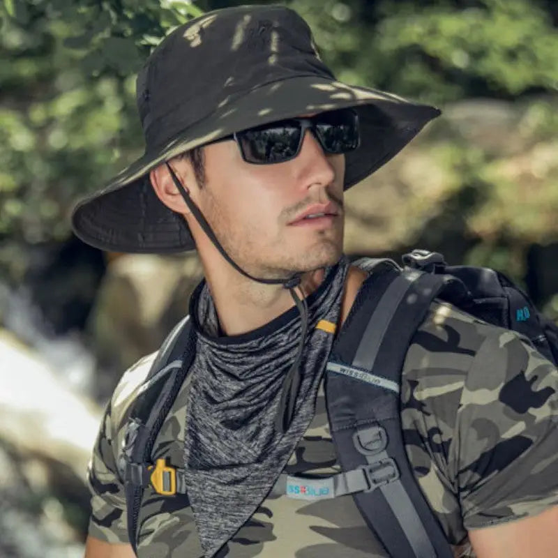 Chapeau anti uv survie nature