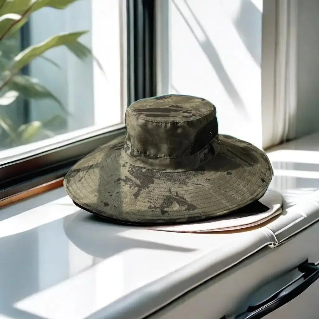 Chapeau de brousse couvre-visage
