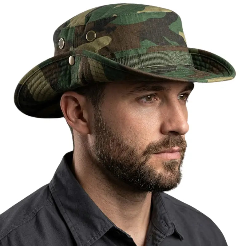Chapeau de brousse marine