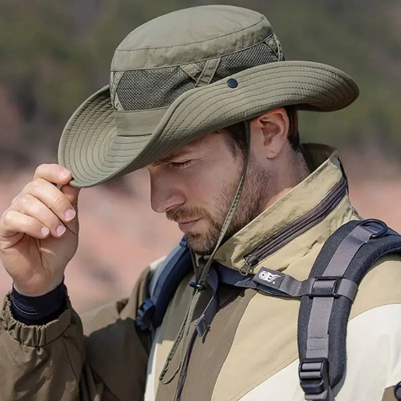 Chapeau de brousse sable