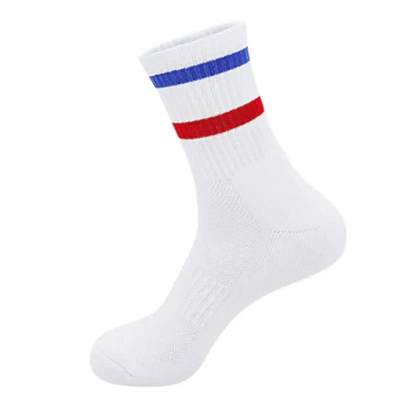 Chaussette bleu blanc rouge