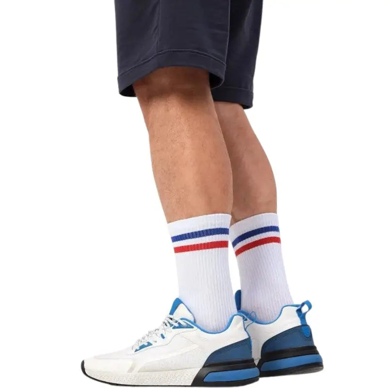Chaussette bleu blanc rouge