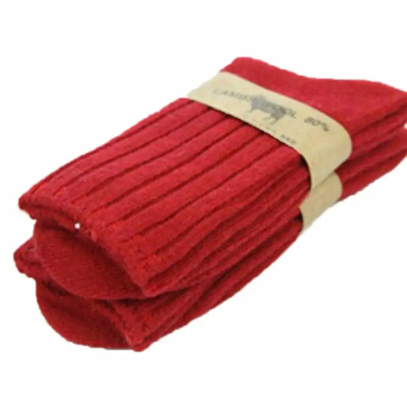 CHAUSSETTE MILITAIRE - LAINE ROUGE
