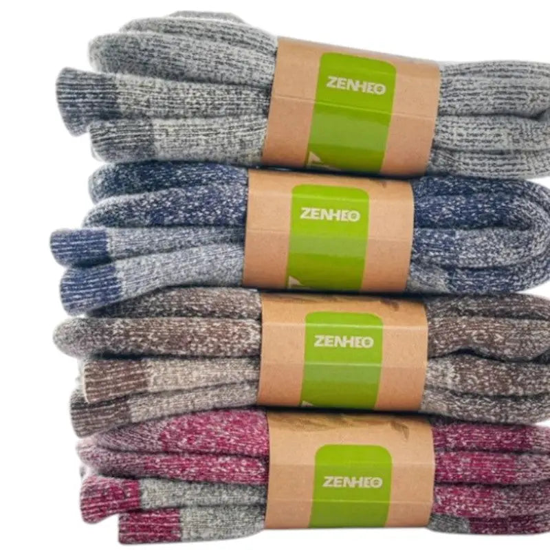 PACK DE 4 - Chaussettes chaudes randonnée